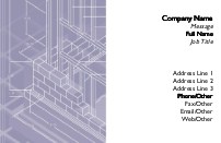 Built to Perfection Recycled Business Cards