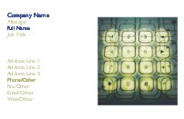 Digits Recycled Business Cards