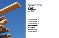 Stack of Timber Recycled Business Cards