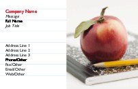 Food for Thought Recycled Business Cards