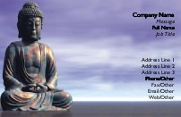 Buddha Full Colour Magnetic Business Cards