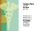 Care and Cure Full Colour Magnetic Business Cards