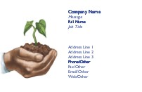 Nurture New Life Full Colour Business Cards