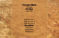 Wheat Field Full Colour Magnetic Business Cards