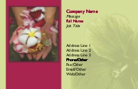 Essence Full Colour Business Cards