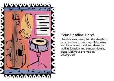 Jazz Quartet Full Colour Standard Sized Postcards