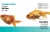One Fish Two Fish Recycled Business Cards