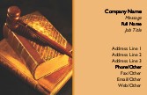Gavel and Books Full Colour Magnetic Business Cards