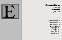 Monogram E