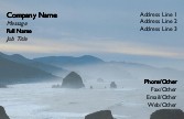 Misty Cove Full Colour Business Cards