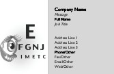 Eye Care Full Colour Magnetic Business Cards