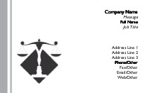 A Good Balance Full Colour Magnetic Business Cards