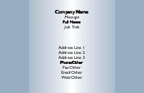 Blue and Grey Full Colour Business Cards