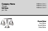 Courtroom Status Full Colour Magnetic Business Cards