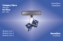 Lucky Dice Full Colour Business Cards