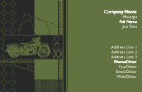 Old Time Ride Full Colour Business Cards