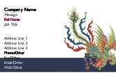 Exotic Bird Recycled Business Cards