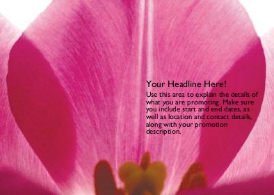 Lovely Petals Full Colour Standard Sized Postcards