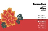 Orange Blossom Recycled Business Cards