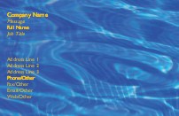 Deep Blue Sea Full Colour Business Cards