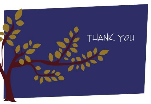 On a Limb Thank You Cards