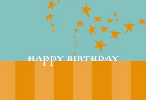 Shooting Stars Birthday Cards