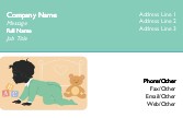 Baby Crawling Full Colour Business Cards