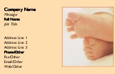 Baby Feet Full Colour Business Cards