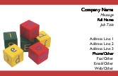 Building Block Fun Full Colour Business Cards