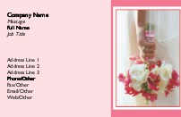 Bursting Bouquet Full Colour Business Cards
