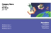 Children and Books Full Colour Business Cards