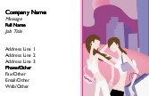 Ladies Shopping Full Colour Business Cards
