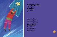 Reaching for the Stars Full Colour Business Cards