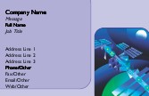 Satellites in Orbit Recycled Business Cards