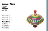 Toy Top Full Colour Business Cards