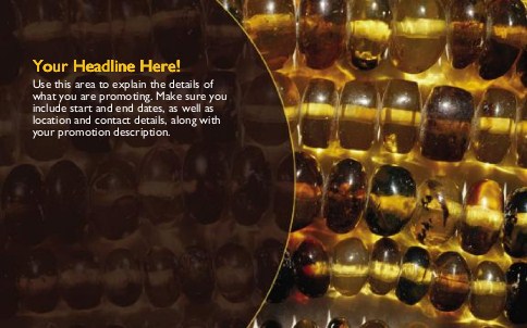 Beads Full Colour Oversized Postcards