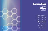 Honeycomb Connection Full Colour Magnetic Business Cards