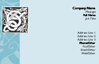 A Bit Twisted Full Colour Magnetic Business Cards