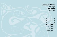 Celtic Dragon Full Colour Magnetic Business Cards