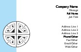 Celtic Maze Full Colour Magnetic Business Cards