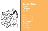 Entanglement Full Colour Magnetic Business Cards