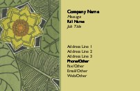 Graphic Rainforest Full Colour Business Cards