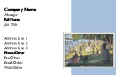 Island of La Grande-Jatte Full Colour Business Cards