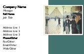 Rue de Paris Wet Weather Recycled Business Cards