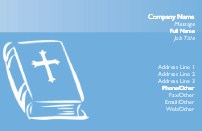 Bible Full Colour Magnetic Business Cards