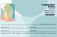 Facial 2 Full Colour Appointment Cards