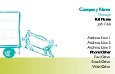 Falling Furniture Full Colour Magnetic Business Cards