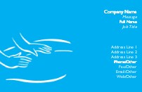 Masseuse Full Colour Business Cards