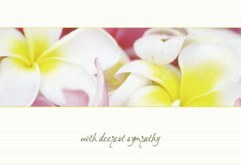 Deepest Sympathy White/Yellow Flowers