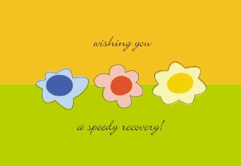 Speedy Recovery w/Flowers